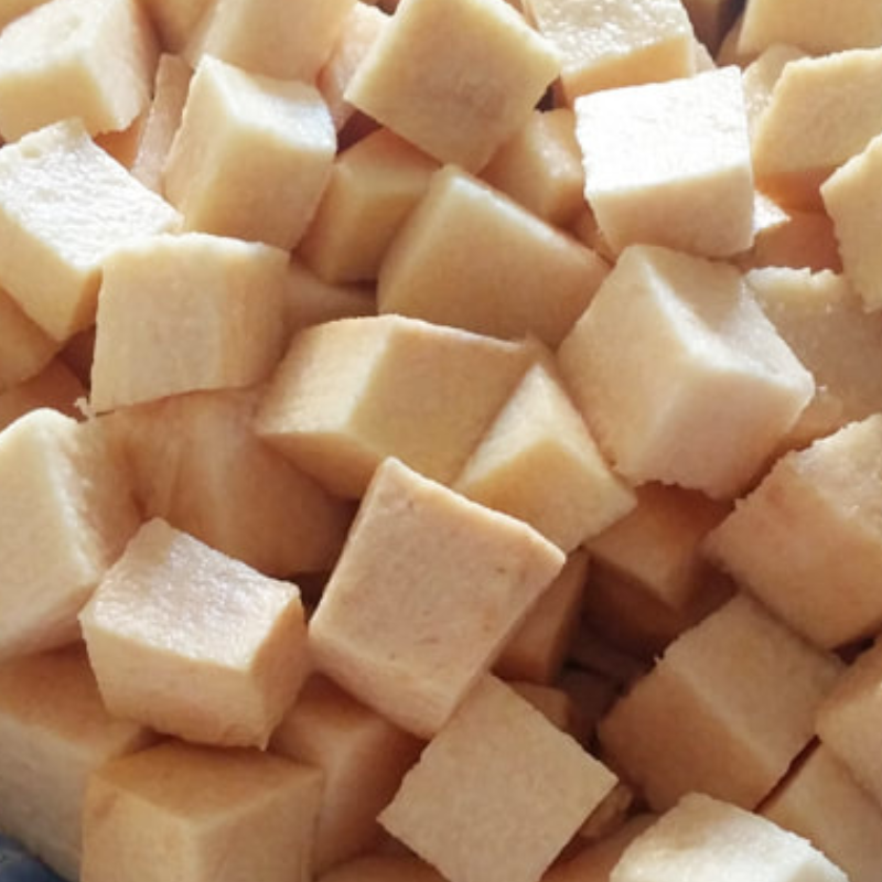 Scubefarms Elephant Yam - diced Price per 100 Grams
